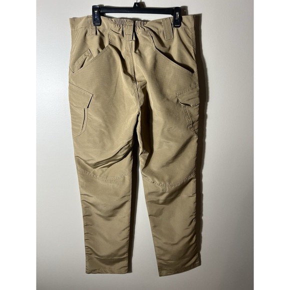 W Brand Tactical Series Tan RipStop Cargo Polyester Pants Men's XL - Picture 2 of 12
